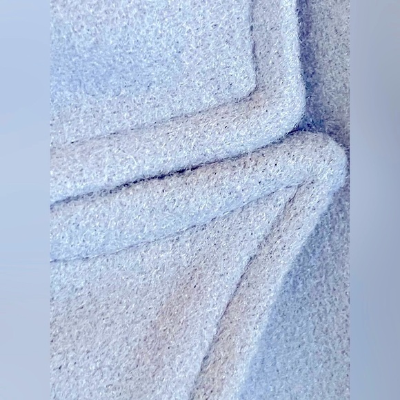 Women’s Double-breasted Wool Coat with Gold-tone Hardware Blue S - Picture 8 of 9